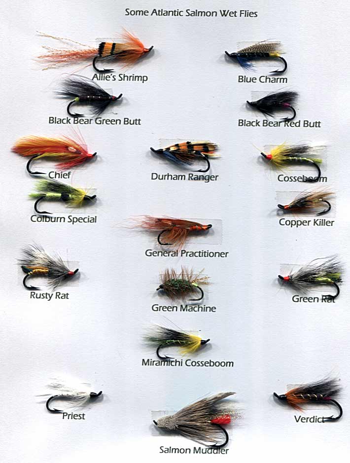 Fly Fishing Flies Chart